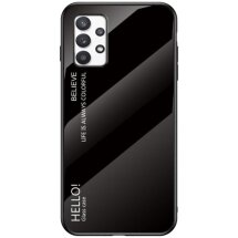 Защитный чехол Deexe Gradient Color для Samsung Galaxy A73 - Black: фото 1 из 5