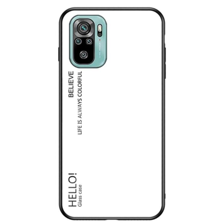 Защитный чехол Deexe Gradient Color для Xiaomi Redmi Note 10 / Note 10s / Poco M5s - White: фото 1 из 8