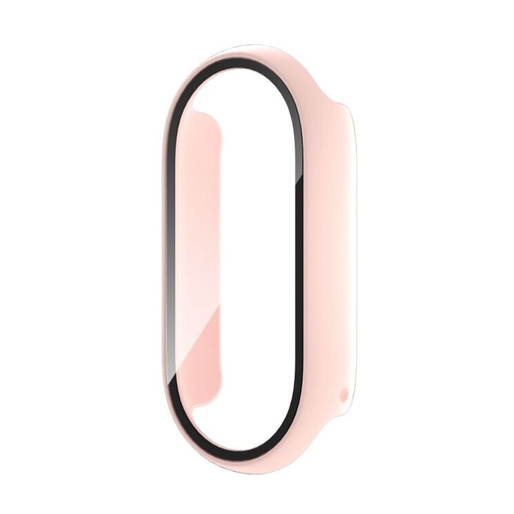 Защитный чехол Deexe Hard Frame для Xiaomi Mi Smart Band 8 - Pink: фото 2 из 10