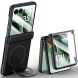 Защитный чехол Deexe Hinge Ring для Motorola Razr 60 Ultra - Black (380407B). Фото 1 из 11