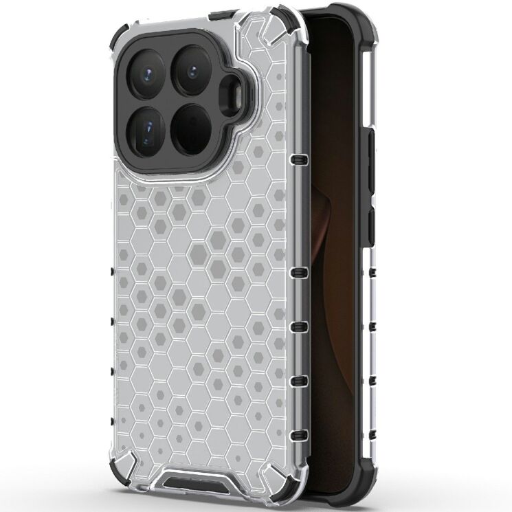 Защитный чехол Deexe Honeycomb Series для Xiaomi 15T Pro - Grey: фото 1 из 5
