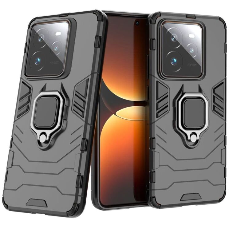 Защитный чехол Deexe Hybrid Case для Realme GT 7 Pro - Black: фото 1 из 6
