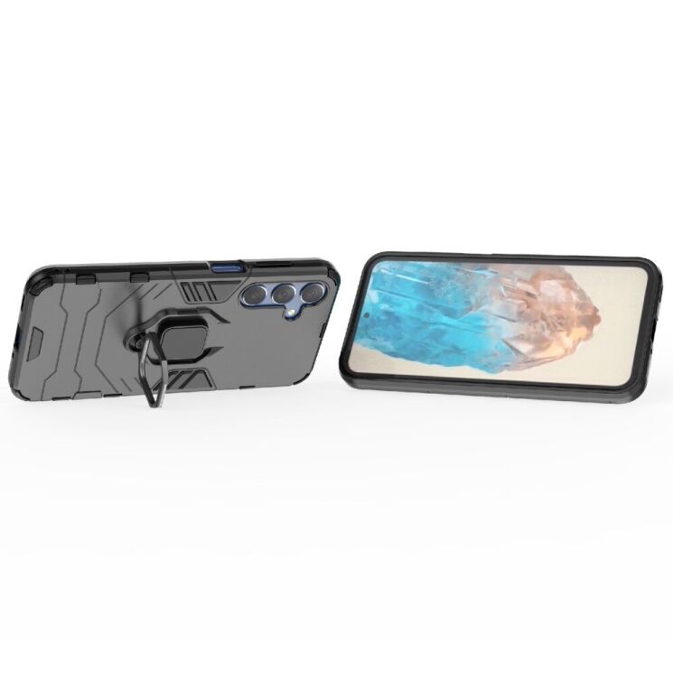 Защитный чехол Deexe Hybrid Case для Samsung Galaxy M35 (M356) - Black: фото 3 из 7