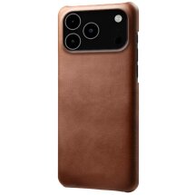 Захисний чохол Deexe Leather Back Cover для iPhone 18 Pro Max / 17 Pro Max - Brown: фото 1 з 4