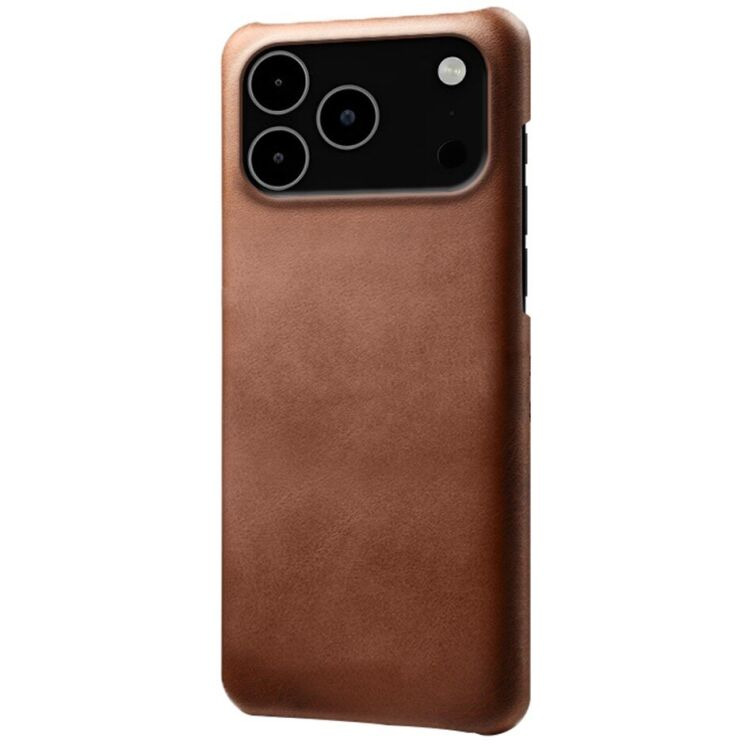 Захисний чохол Deexe Leather Back Cover для iPhone 18 Pro Max / 17 Pro Max - Brown (423816Z) Захисний чохол Deexe Leather Back Cover для iPhone 18 Pro Max / 17 Pro Max - Brown: фото 1 з 4