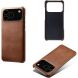 Захисний чохол Deexe Leather Back Cover для iPhone 18 Pro Max / 17 Pro Max - Brown (423816Z). Фото 2 з 4