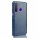 Защитный чехол Deexe Leather Back Cover для Realme 5 Pro / Realme Q - Blue (248509L). Фото 3 из 8