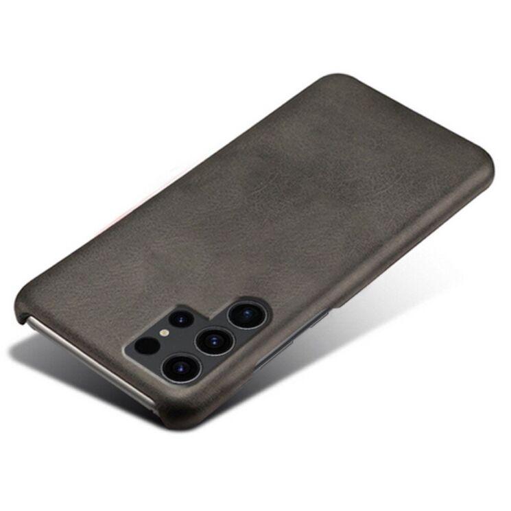 Захисний чохол Deexe Leather Back Cover для Samsung Galaxy S24 Ultra - Black: фото 3 з 4