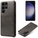 Захисний чохол Deexe Leather Back Cover для Samsung Galaxy S24 Ultra - Black (343342B). Фото 1 з 4