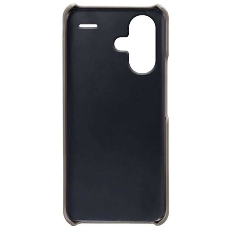 Защитный чехол Deexe Leather Back Cover для Xiaomi Redmi Note 13 Pro+ - Grey: фото 3 из 4