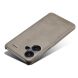 Защитный чехол Deexe Leather Back Cover для Xiaomi Redmi Note 13 Pro+ - Grey (340565H). Фото 4 из 4