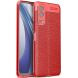 Силиконовый (TPU) чехол Deexe Leather Cover для VIVO Y72 - Red (294401R). Фото 1 из 6