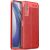 Силіконовий (TPU) чохол Deexe Leather Cover для VIVO Y72 - Red: фото 1 з 6