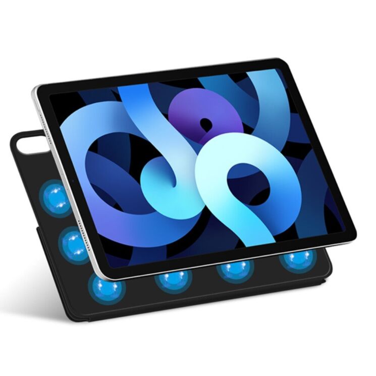Защитный чехол Deexe Magnetic Case для Apple iPad Air 11 M3/M2 (2025/2024) / Air 4 / 5 10.9 (2020/2022) / Pro 11 (2020/2021/2022) - Black: фото 2 из 7