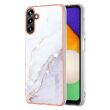 Захисний чохол Deexe Marble Style для Samsung Galaxy A34 (A346) - White (319807W)