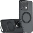 Защитный чехол Deexe Matte Skin Kickstand with MagSafe для Realme 16 Pro Plus - Black (428518B)