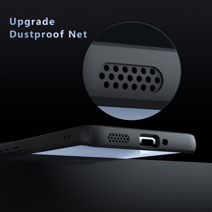 Защитный чехол Deexe Matte Skin Kickstand with MagSafe для Realme 16 Pro Plus - Black: фото 5 из 10