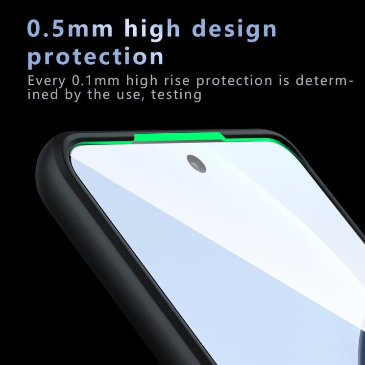 Защитный чехол Deexe Matte Skin Kickstand with MagSafe для Realme 16 Pro Plus - Black: фото 6 из 10