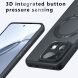Защитный чехол Deexe Matte Skin Kickstand with MagSafe для Realme 16 Pro Plus - Black (428518B). Фото 10 из 10