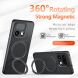 Защитный чехол Deexe Matte Skin Kickstand with MagSafe для Realme 16 Pro Plus - Black (428518B). Фото 2 из 10