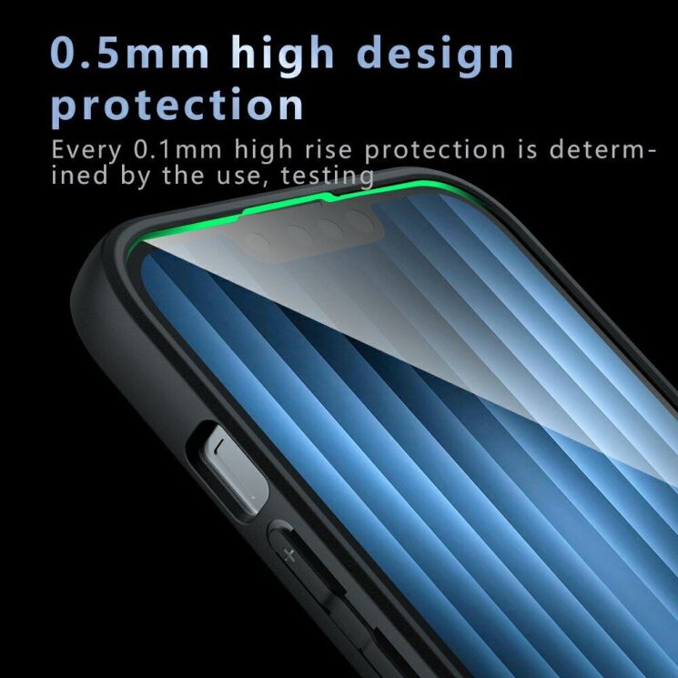 Защитный чехол Deexe Matte Skin with MagSafe для Apple iPhone 16e - Black: фото 6 из 12