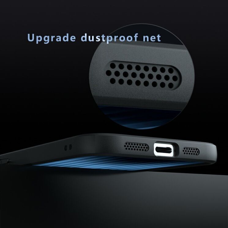 Защитный чехол Deexe Matte Skin with MagSafe для Apple iPhone 16e - Black: фото 5 из 12