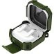 Защитный чехол Deexe Orbit Shield для Samsung Galaxy Buds 4 / Buds 4 Pro - Black / Green (407421BG). Фото 2 из 8