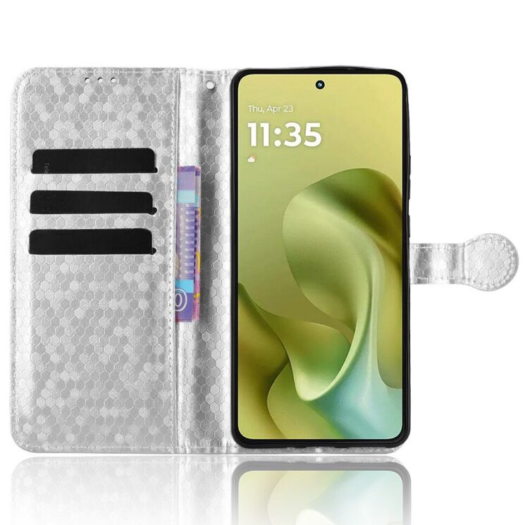 Защитный чехол Deexe Pegasus Cover для Motorola Moto G86 Power - Silver (385133S) Защитный чехол Deexe Pegasus Cover для Motorola Moto G86 Power - Silver: фото 2 из 7