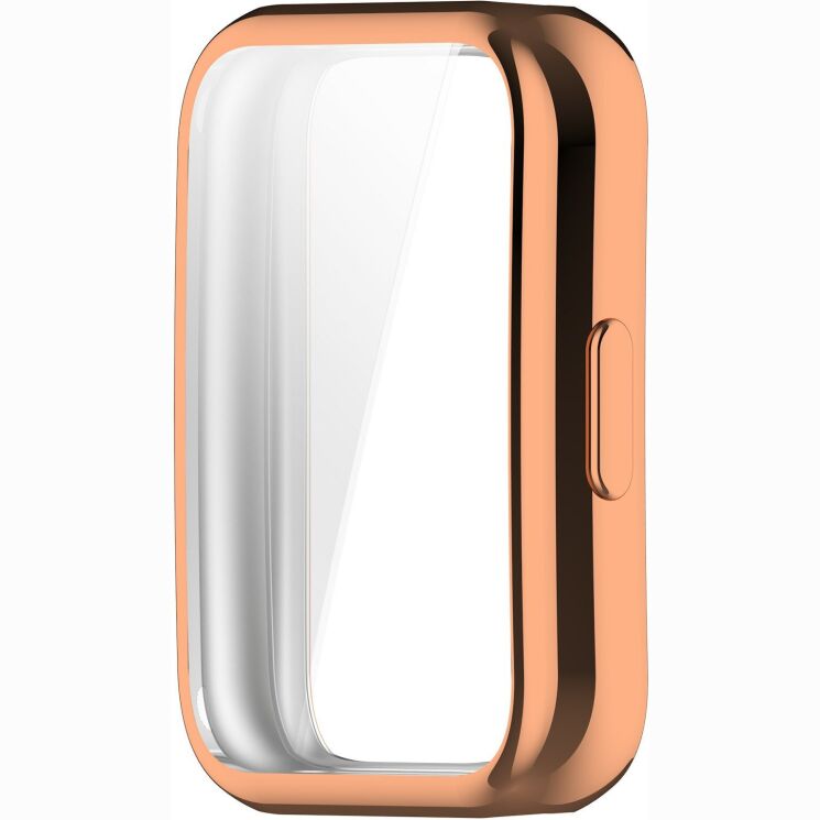 Защитный чехол Deexe Protective Frame для Huawei Band 11 - Electroplated Rose Gold (331001RG) Защитный чехол Deexe Protective Frame для Huawei Band 11 - Electroplated Rose Gold: фото 4 из 7