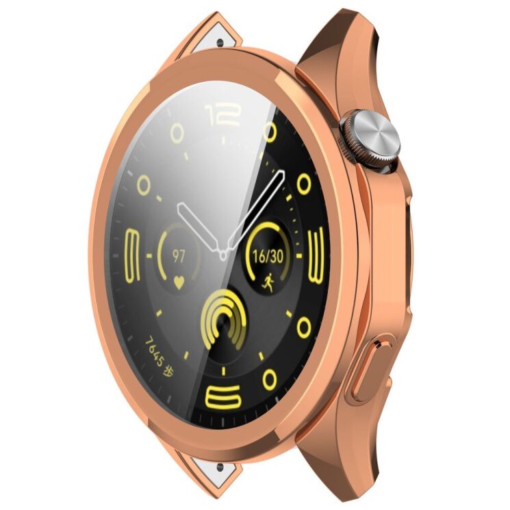 Защитный чехол Deexe Protective Frame для Huawei Watch GT 4 (46mm) - Rose Gold: фото 6 из 8
