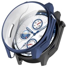 Защитный чехол Deexe Protective Frame для OPPO Watch X / OnePlus Watch 2 - Midnight Blue: фото 1 из 7