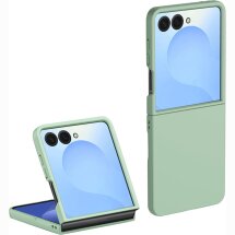 Захисний чохол Deexe Satin Case для Samsung Galaxy Flip 8 - Light Green: фото 1 з 8