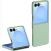 Защитный чехол Deexe Satin Case для Samsung Galaxy Flip 8 - Light Green: фото 1 из 8