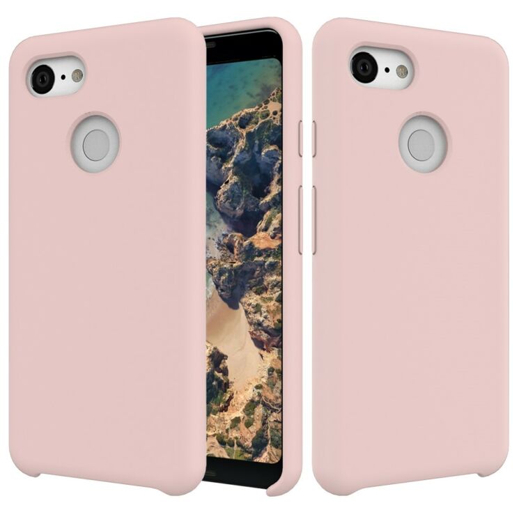 Защитный чехол Deexe Silicone Case для Google Pixel 3 XL - Pink: фото 1 из 5