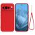 Защитный чехол Deexe Silicone Case для Google Pixel 9 Pro - Red: фото 1 из 8