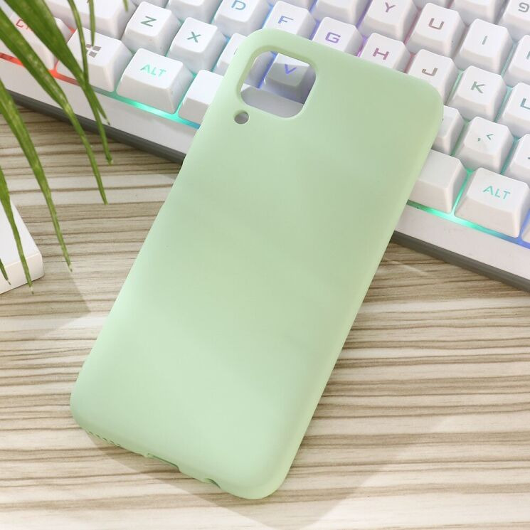 Силиконовый (TPU) чехол Deexe Silicone Case для Huawei P40 Lite - Green: фото 4 из 5
