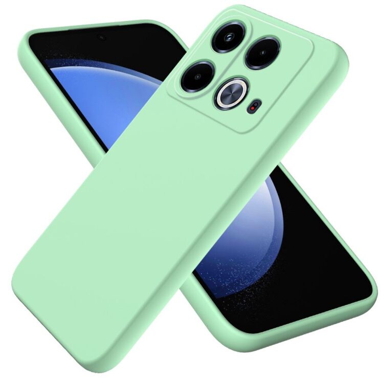 Защитный чехол Deexe Silicone Case для Infinix Note 40 - Green: фото 1 из 8