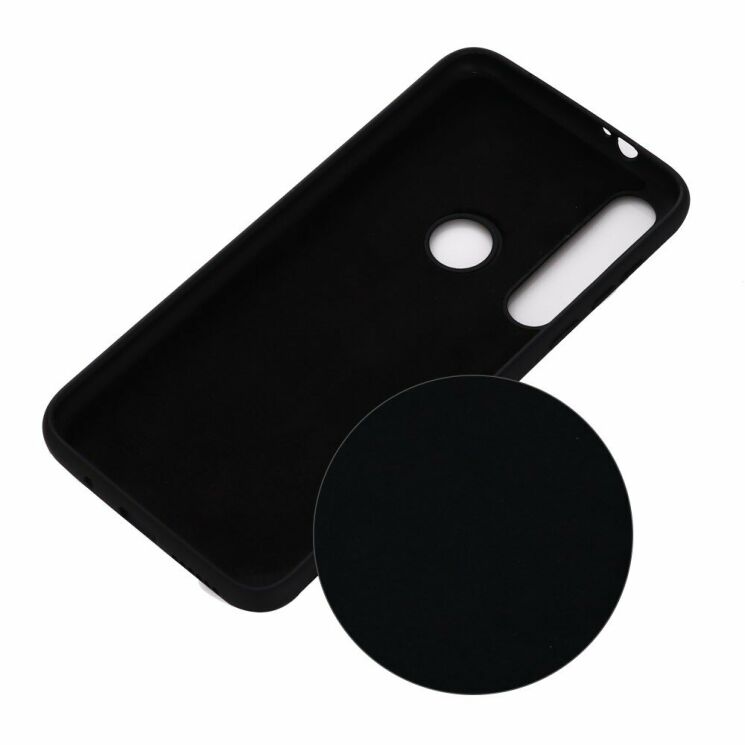 Защитный чехол Deexe Silicone Case для Motorola Moto G8 Plus (XT2019) - Black: фото 2 из 5
