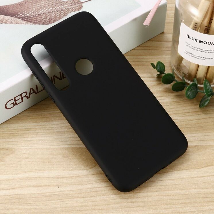 Защитный чехол Deexe Silicone Case для Motorola Moto G8 Plus (XT2019) - Black: фото 4 из 5