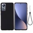 Защитный чехол Deexe Silicone Case для Xiaomi 12 / 12X - Black (295032B)