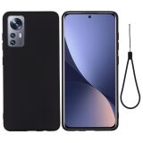 Захисний чохол Deexe Silicone Case для Xiaomi 12 / 12X - Black (295032B)