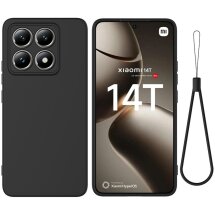 Защитный чехол Deexe Silicone Case для Xiaomi 14T - Black: фото 1 из 8