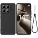 Защитный чехол Deexe Silicone Case для Xiaomi 14T - Black (365745B). Фото 1 из 8
