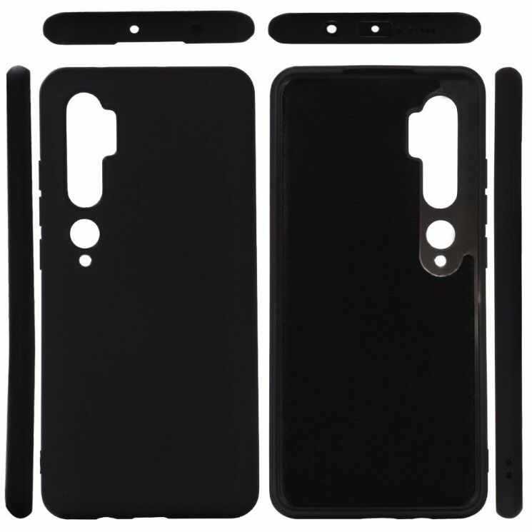 Силиконовый (TPU) чехол Deexe Silicone Case для Xiaomi Mi Note 10 Pro / Mi Note 10 - Black: фото 5 из 5