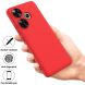 Защитный чехол Deexe Silicone Case для Xiaomi Poco F6 - Red (355044R). Фото 2 из 8