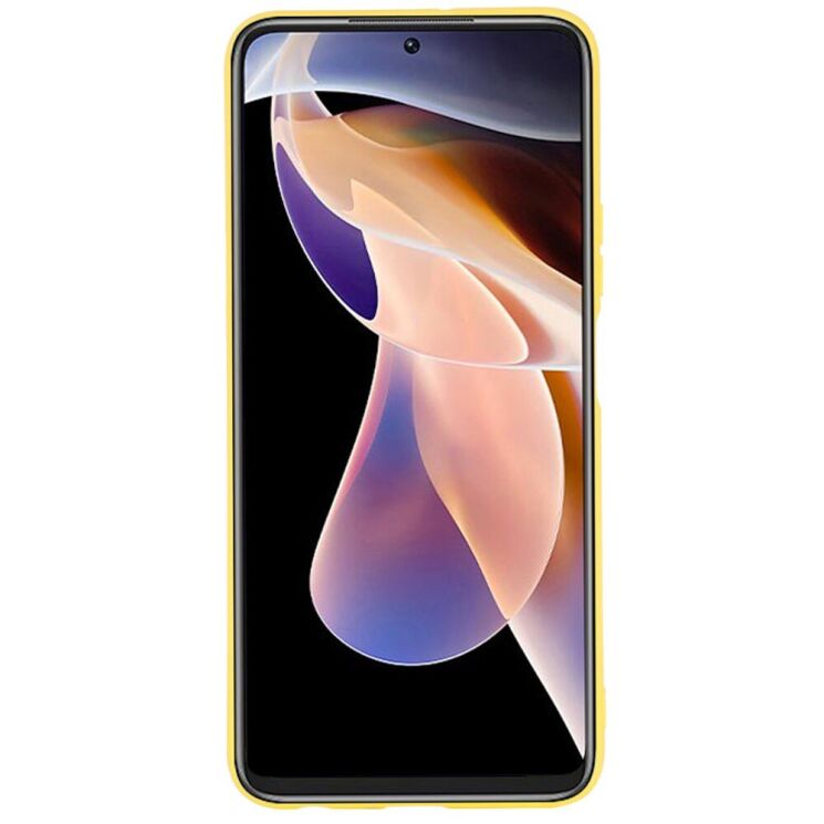 Силиконовый (TPU) чехол Deexe Silicone Case для Xiaomi Redmi Note 11 Pro (Chinese) / Note 11 Pro+ - Yellow: фото 3 из 9