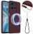 Защитный чехол Deexe Silicone Case with MagSafe для Motorola Moto G86 - Wine Red: фото 1 из 8