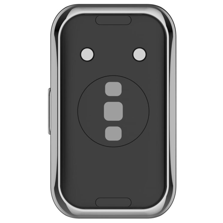 Захисний чохол Deexe Silicone Frame для Huawei Band 8 / 9 - Silver: фото 6 з 8