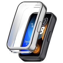 Захисний чохол Deexe Silicone Frame для Huawei Band 8 / 9 - Silver: фото 1 з 8