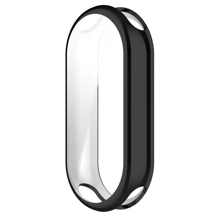 Захисний чохол Deexe Silicone Frame для Xiaomi Smart Band 11 - Black: фото 2 з 4